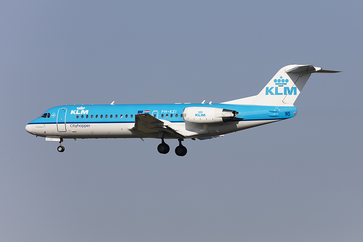 KLM - Cityhopper, PH-KZI, Fokker, F70, 17.10.2017, FRA, Frankfurt, Germany 




