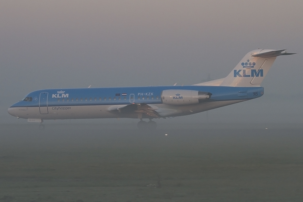 KLM - Cityhopper, PH-KZK, Fokker, F-70, 07.10.2013, AMS, Amsterdam, Netherlands 






