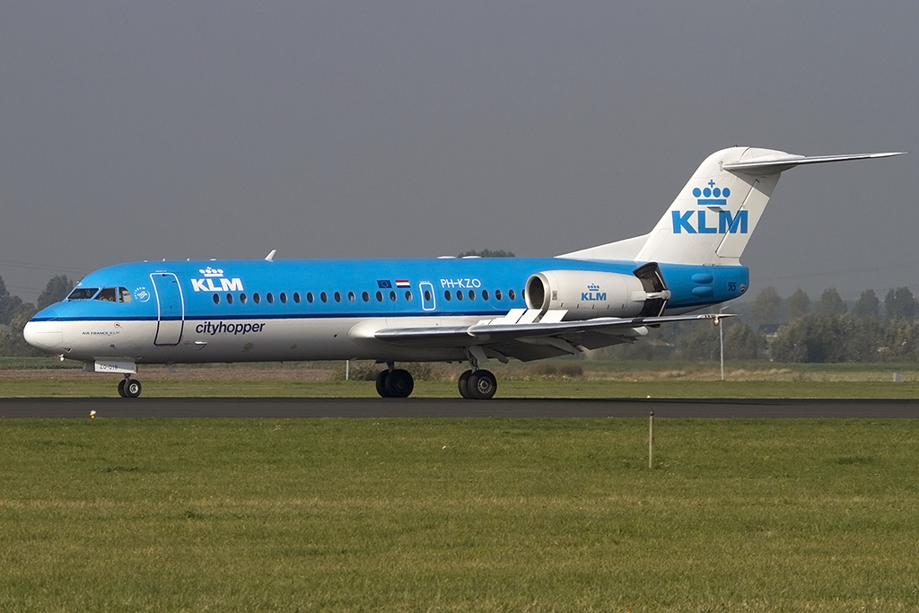 KLM - Cityhopper, PH-KZO, Fokker, F-70, 07.10.2013, AMS, Amsterdam, Netherlands 




