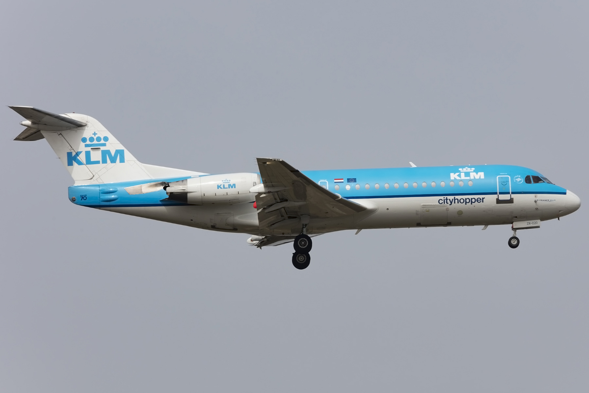 KLM - Cityhopper, PH-KZR, Fokker, F-70, 02.04.2016, FRA, Frankfurt, Germany 




