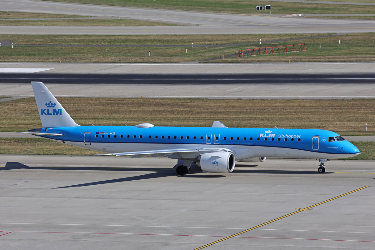 KLM Cityhopper, PH-NXI, Embraer E195-E2, msn: 19020064, 19.Juni 2026, ZRH Z�rich, Switzerland.