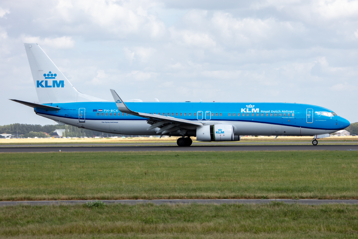 KLM, PH-BCK, Boeing, B737-8K2, 02.07.2023, AMS, Amsterdam, Niederlande