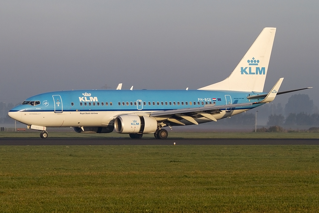 KLM, PH-BGE, Boeing, B737-7K2, 07.10.2013, AMS, Amsterdam, Netherlands 



