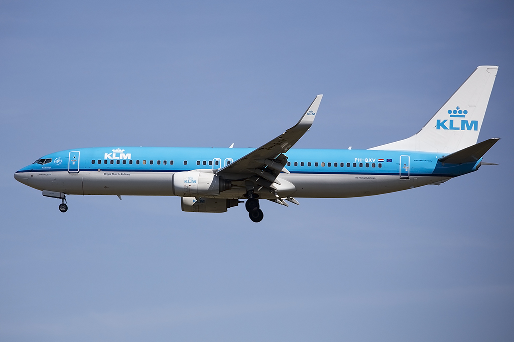 KLM, PH-BXV, Boeing, B737-8K2, 06.08.2015, MUC, München, Germany 




