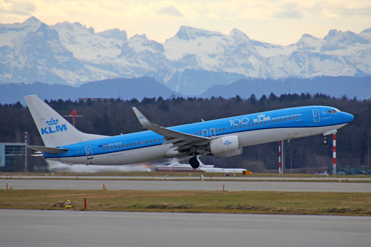 KLM Royal Dutch Airlines, PH BXP, Boeing 737-9K2, msn: 29600/924,  Crested Coot / Meerkoet , 01.Februar 2020, ZRH Zürich, Switzerland.
