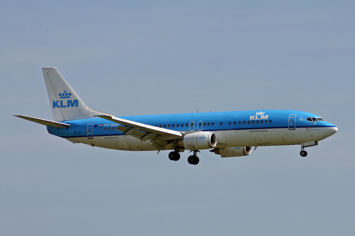 KLM Royal Dutch Airlines, PH-BDU, Boeing B737-406, msn: 24857/1902,  Marco Polo , 27.April 2008, ZRH Z�rich, Switzerland.