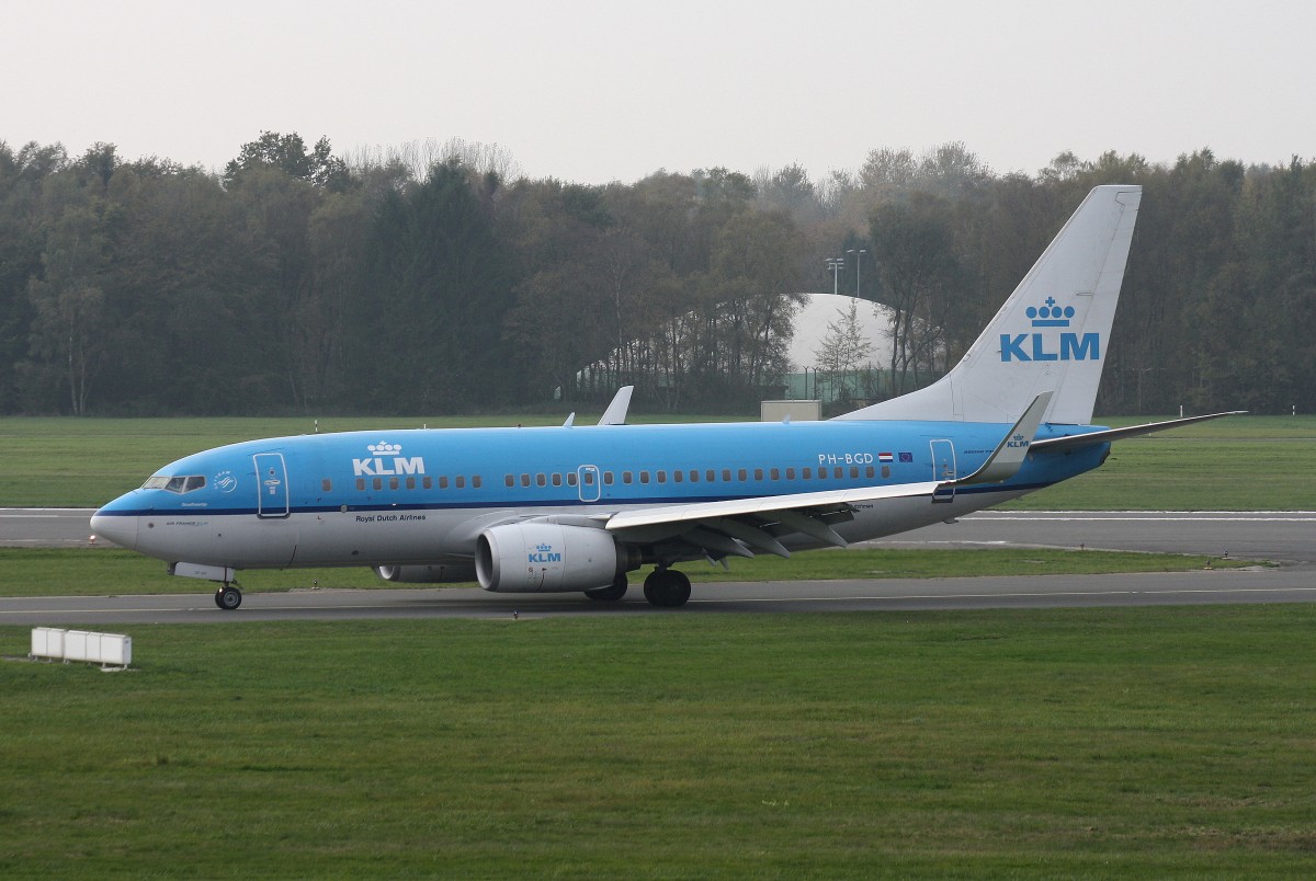 KLM Royal Dutch Airlines, PH-BGD,(c/n 30366),Boeing 737-7K2(WL), 31.10.2014,HAM-EDDH, Hamburg, Germany 