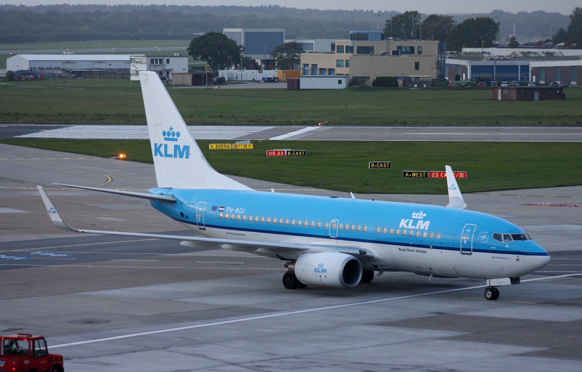 KLM Royal Dutch Airlines, PH-BGI, (c/n 30364),Boeing 737-7K2 (WL), 17.10.2014, HAM-EDDH, Hamburg, Germany 