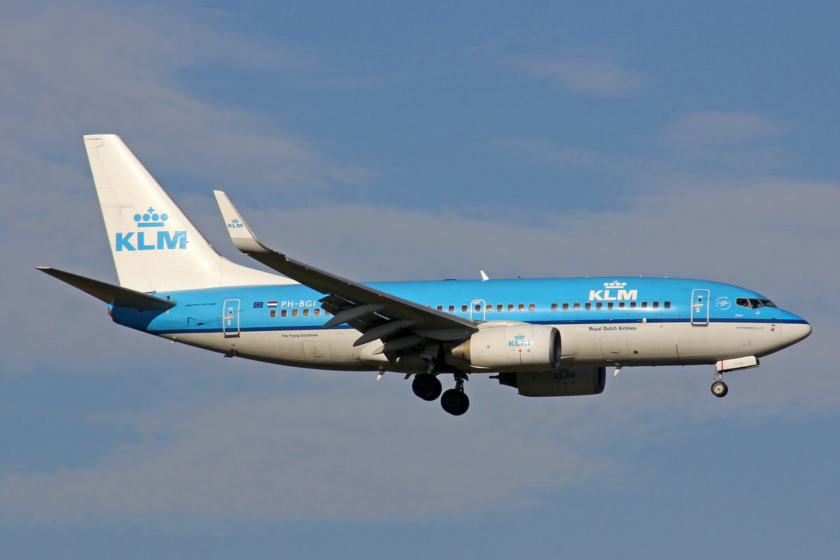 KLM Royal Dutch Airlines, PH-BGI, Boeing 737-7K2,   Vink/Finch   , 29.September 2016, ZRH Zürich, Switzerland.