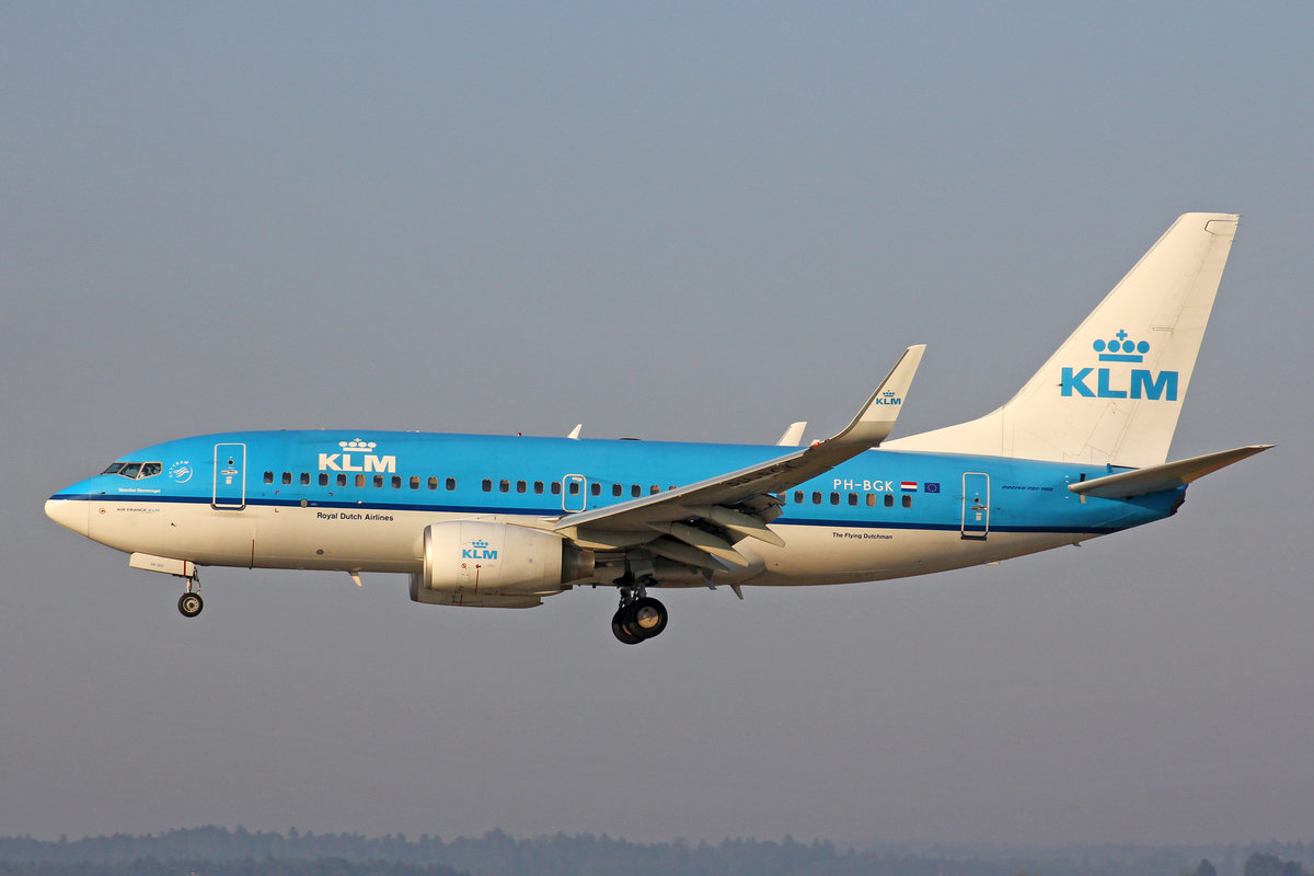 KLM Royal Dutch Airlines, PH-BGK, Boeing 737-7K2,  Fulmar / Noordse Stormvogel , 13.September 2016, ZRH Zürich, Switzerland.