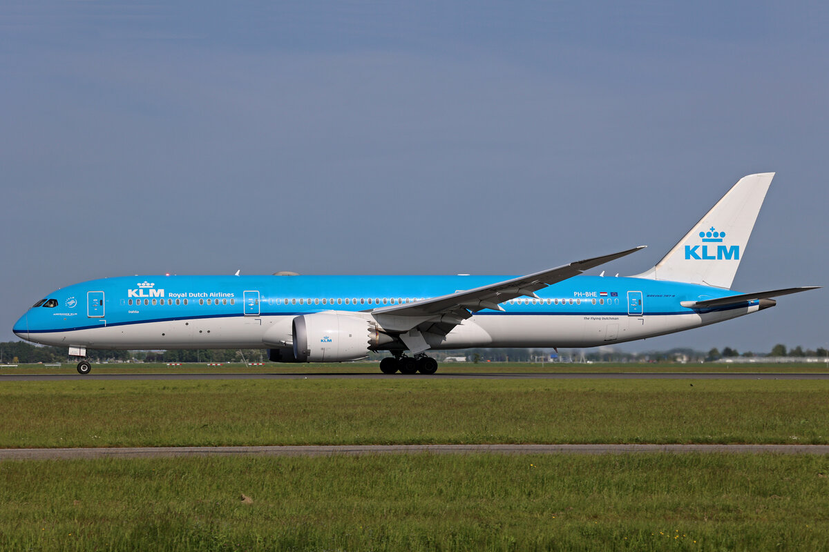 KLM Royal Dutch Airlines, PH-BHE, Boeing B797-9, msn: 38765/412,  Dahlia , 18.Mai 2023, AMS Amsterdam, Netherlands.