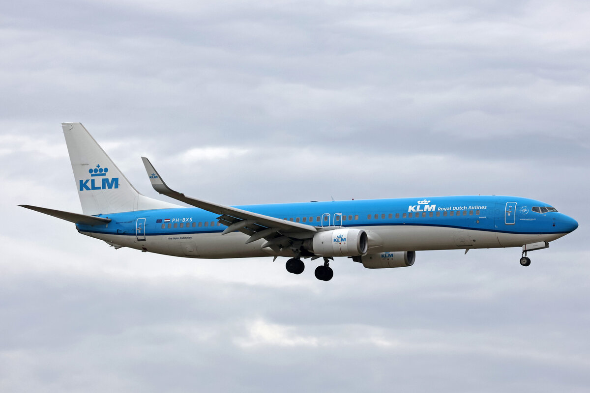 KLM Royal Dutch Airlines, PH-BXS, Boeing B737-9K2, msn: 29602/981,  Buzzard / Buizerd , 28.Dezember 2023, ZRH Zürich, Switzerland.