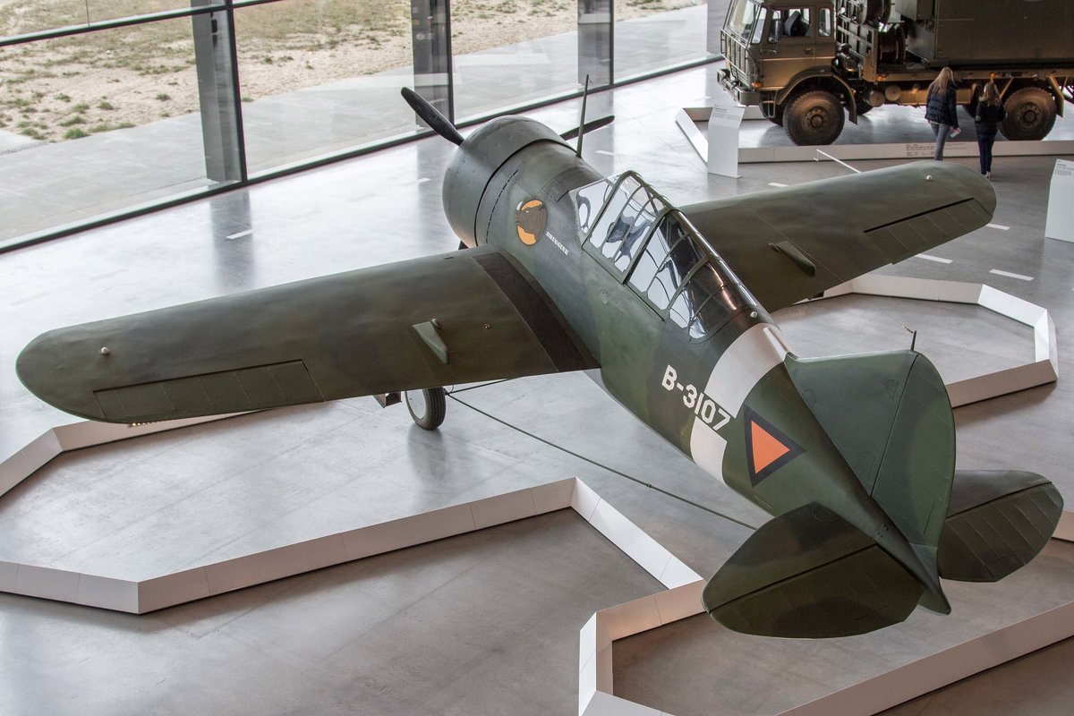 Koninklijke Luchtmacht, B-3107, Brewster Aeronautical Corp., B-339D Buffalo (Replica), 01.03.2016, NMM Nationaal Militair Museum (UTC-EHSB), Soesterberg, Niederlande