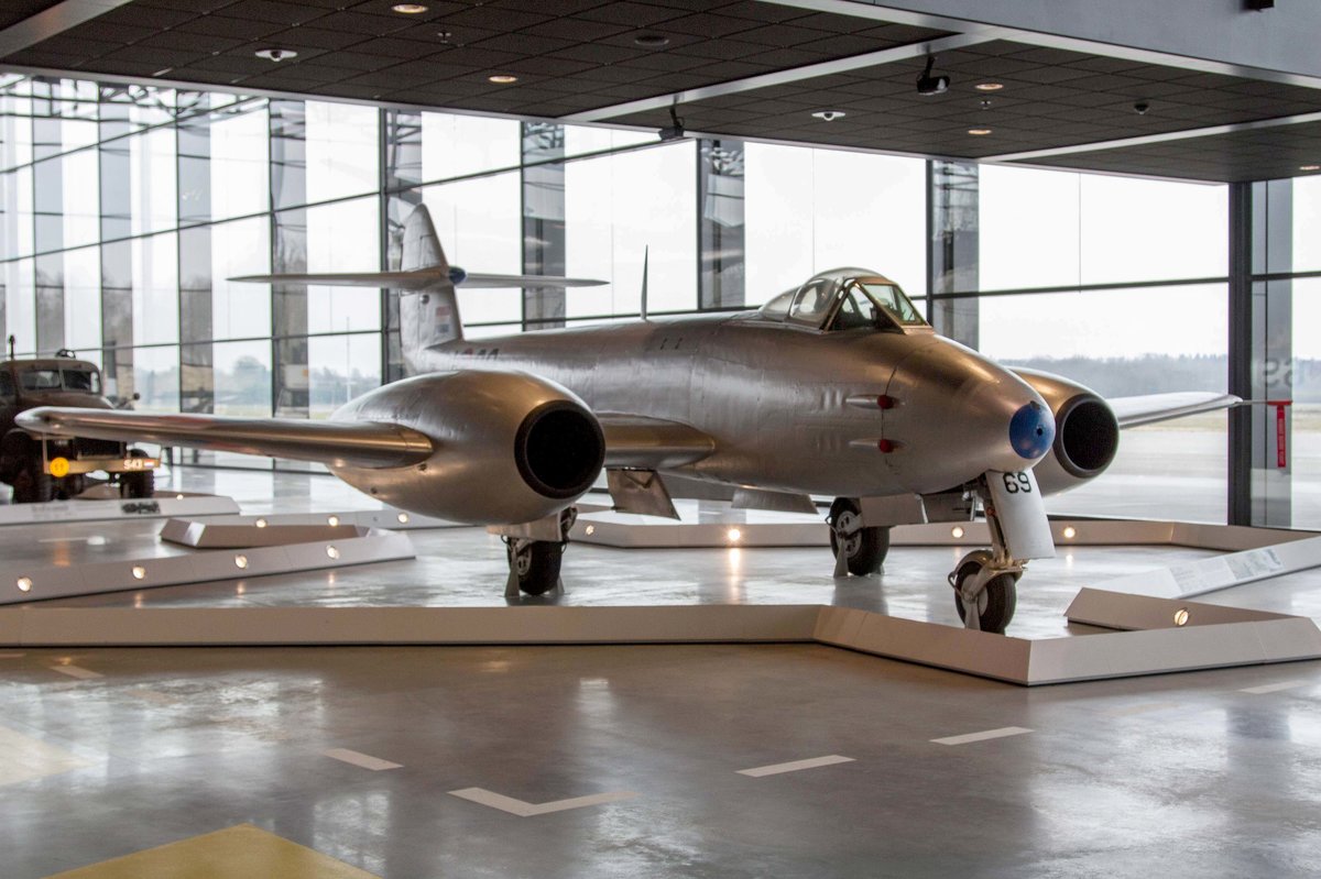 Koninklijke Luchtmacht, I-69, Gloster Aircraft Comp., Meteor F.4, 01.03.2016, NMM Nationaal Militair Museum (UTC-EHSB), Soesterberg, Niederlande