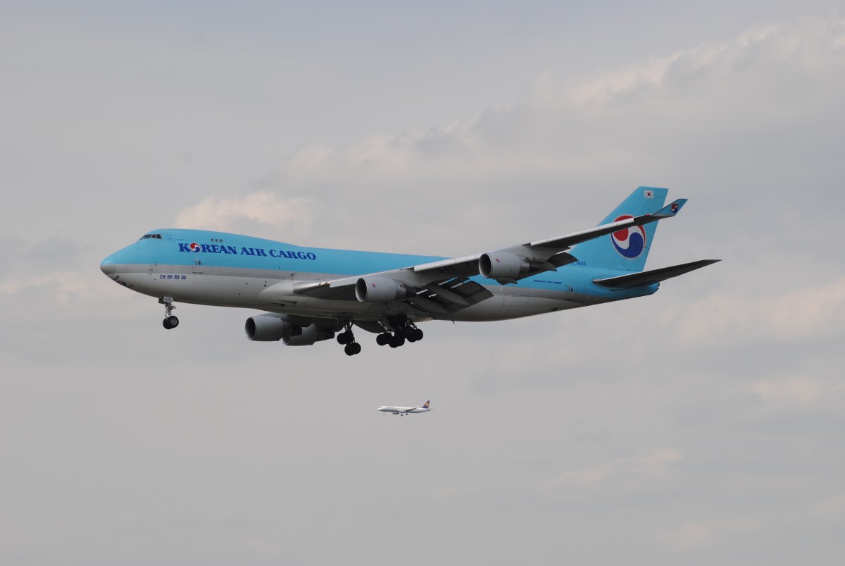 Korean Air Cargo, Boeing 747-4B5(ER/F),  HL7605 , Frankfurt(FRA), 30.04.15
