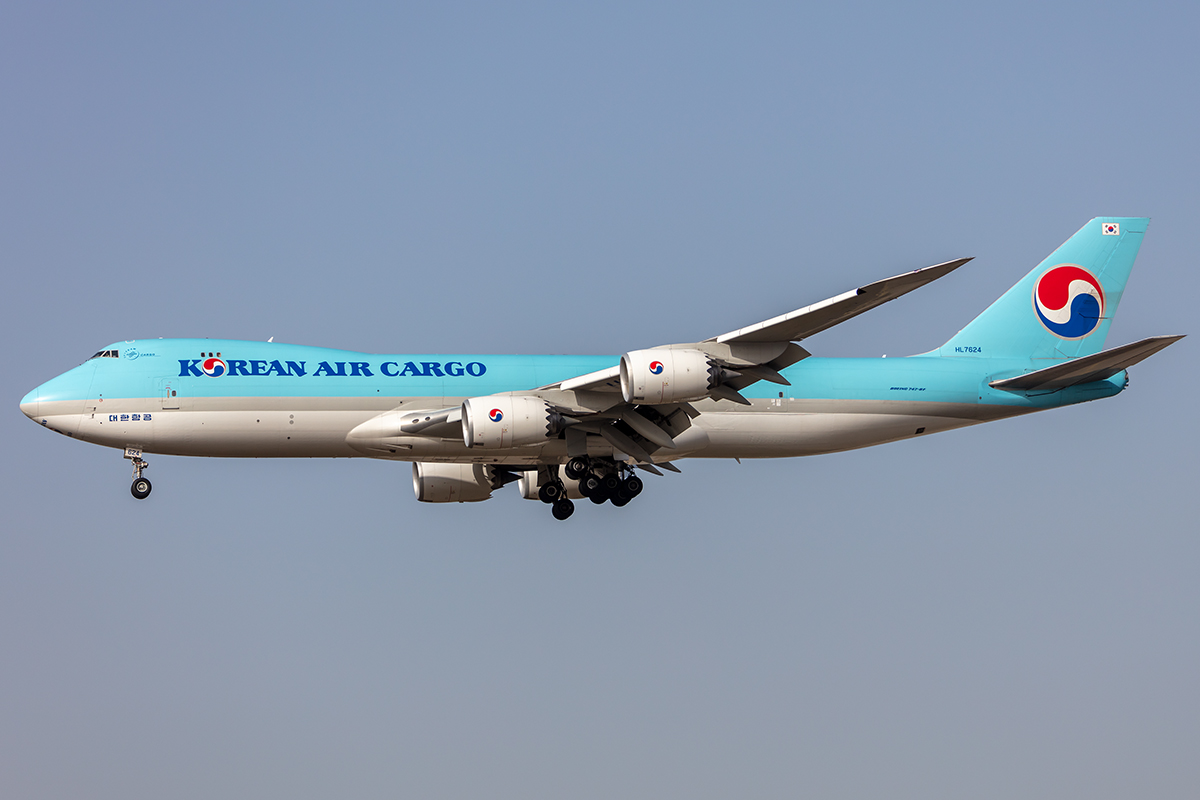 Korean Air Cargo, HL7624, Boeing, B747-8B5F, 24.02.2021, FRA, Frankfurt, Germany