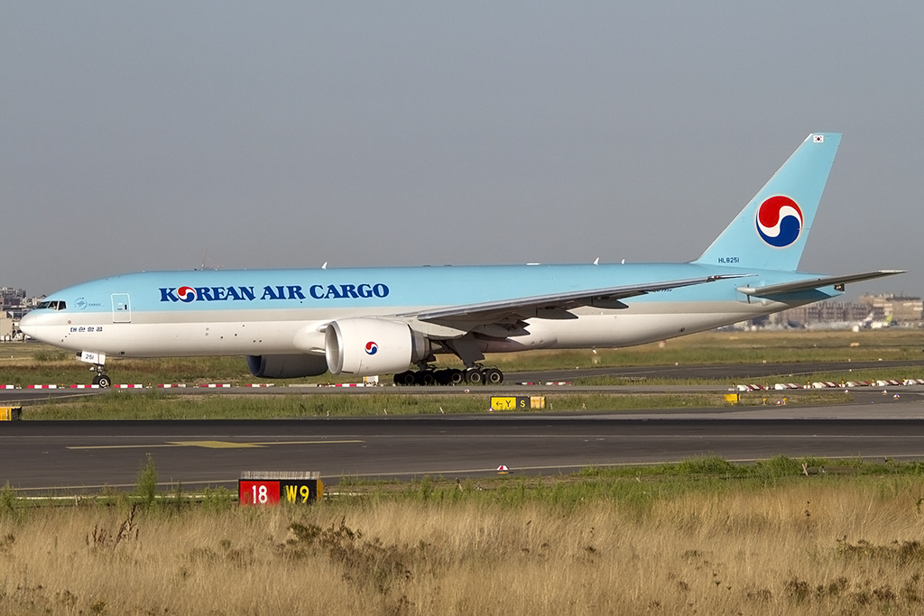 Korean Air - Cargo, HL8251, Boeing, B777-FB5, 05.09.2013, FRA, Frankfurt, Germany 



