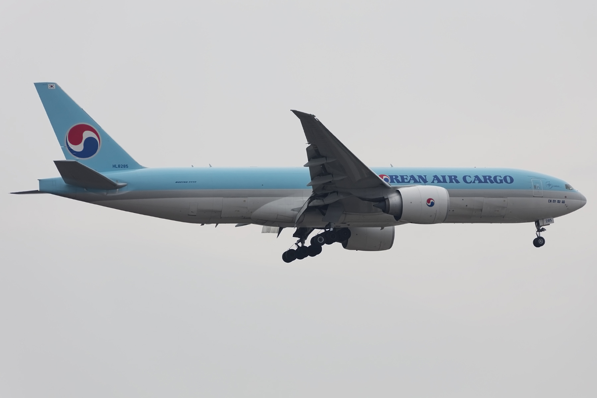 Korean Air - Cargo, HL8285, Boeing, B777-FB5, 25.03.2016, MXP, Mailand, Italy 




