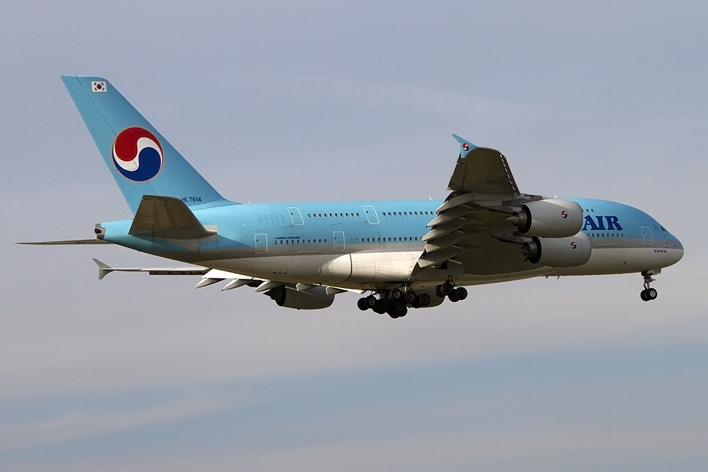 Korean Air, HL7614, Airbus, A380-861, 28.09.2013, FRA, Frankfurt, Germany 





