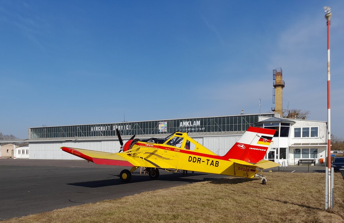  KRUK  PZL 106 AR | D-FOAB | Gehling Flugtechnik | ex DDR-TAB | Anklam | März 2026