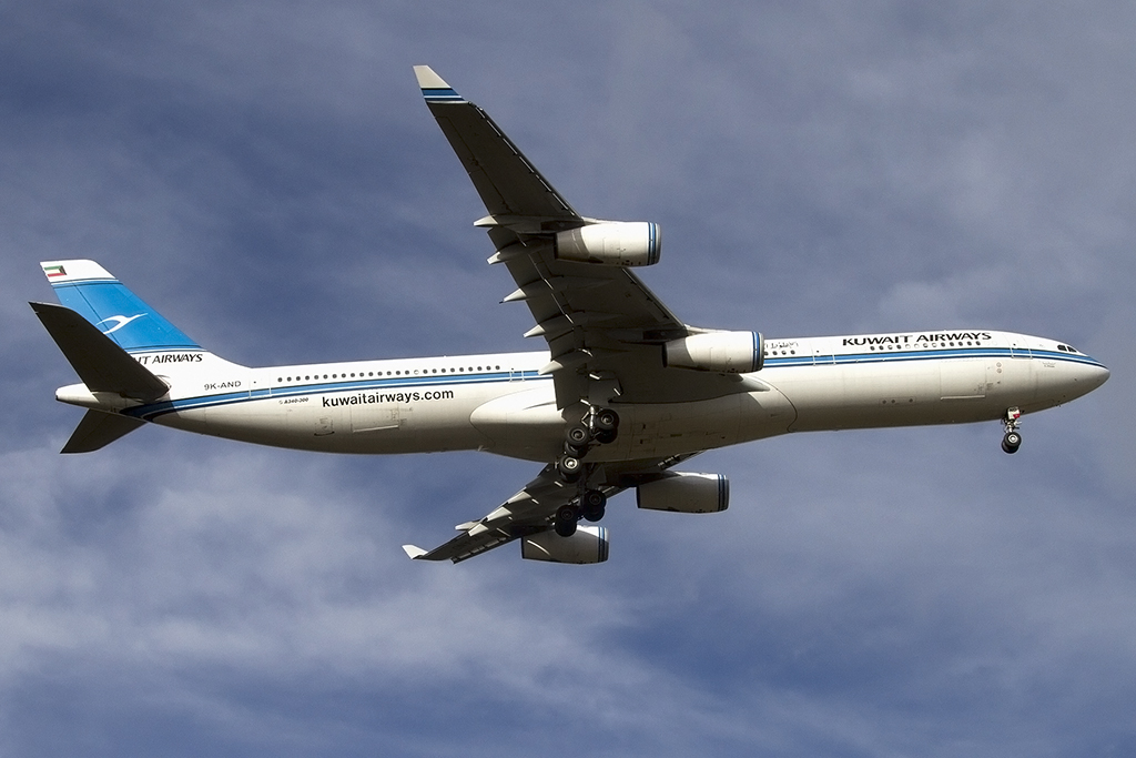 Kuwait Airways, 9K-AND, Airbus, A340-313, 08.02.2015, FRA, Frankfurt, Germany



