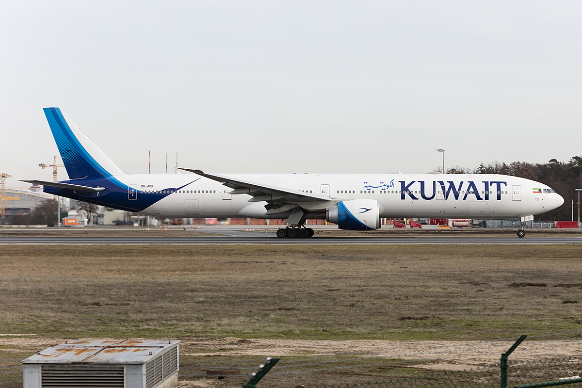 Kuwait Airways, 9K-AOK, Boeing, B777-369ER, 13.02.2019, FRA, Frankfurt, Germany



