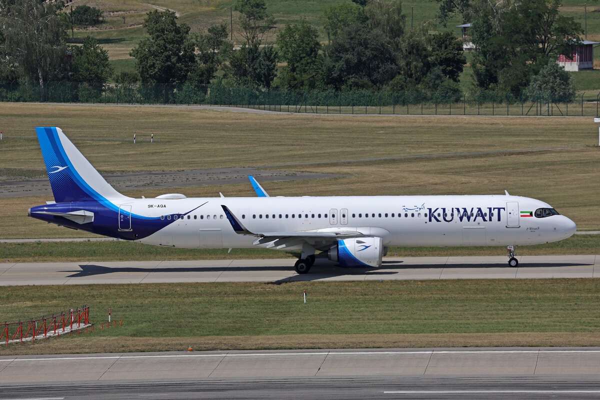 Kuwait Airways, 9K-AQA, Airbus A321-NX, msn: 12345,  المطلاع / Mutla , 19.Juni 2026, ZRH Z�rich, Switzerland.