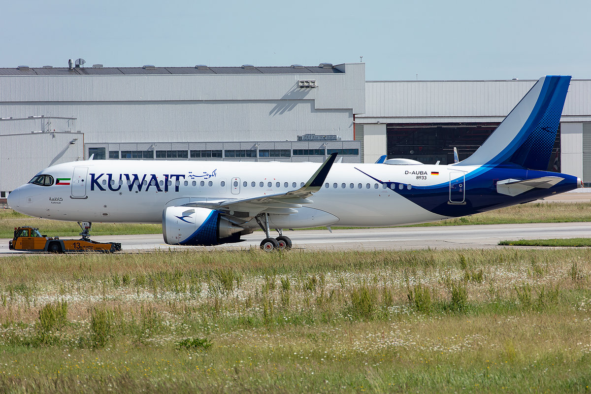 Kuwait Airways, D-AUBA (later Reg.: 9K-AKL), Airbus, A320-251N, 14.06.2019, XFW, Hamburg-Finkenwerder, Germany

