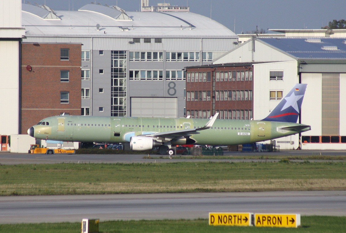 LAN Airlines Chile , D-AVXO,Reg.CC-BEA,(c/n 6364),Airbus A 321-211(SL), 27.10.2014, XFW-EDHI, Hamburg-Finkenwerder, Germany 