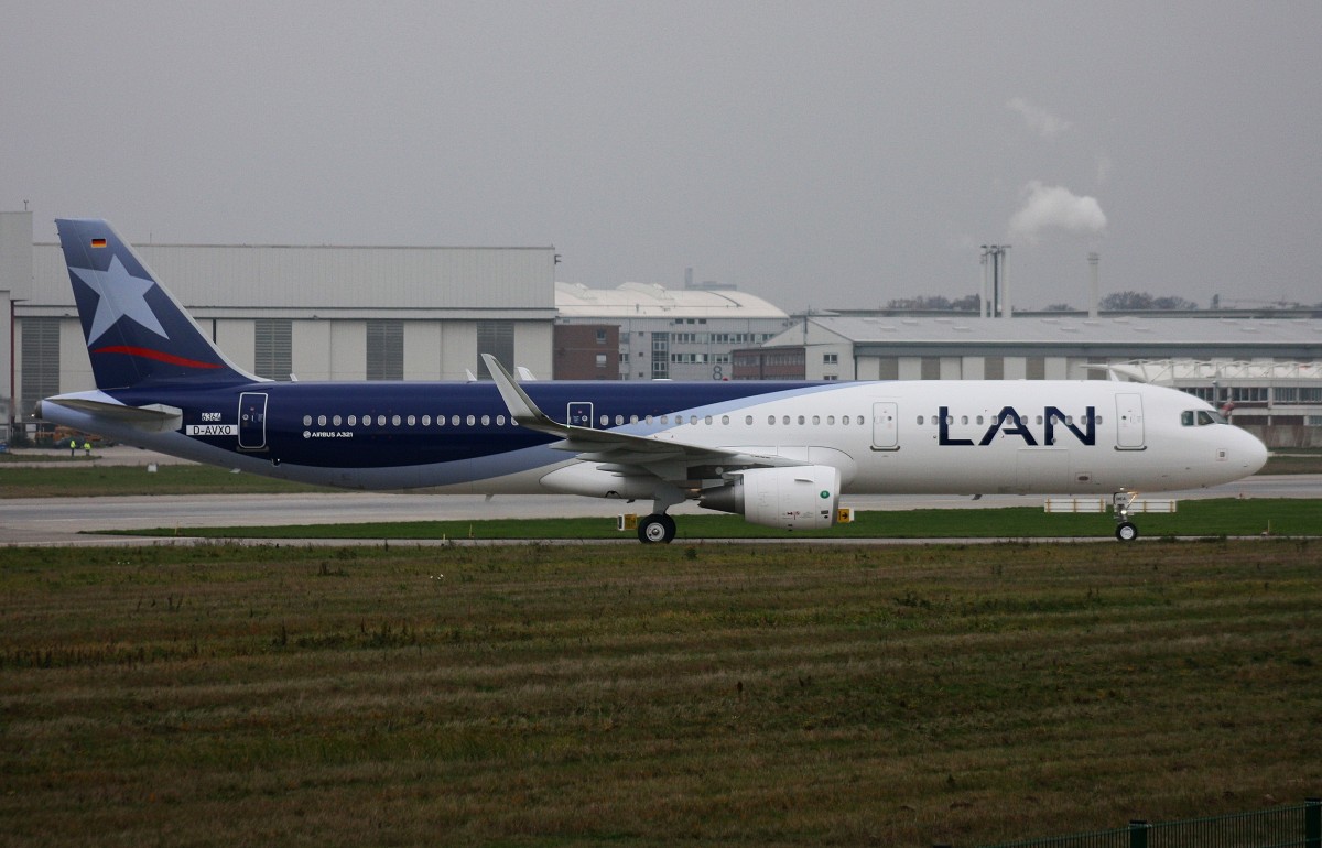 LAN Airlines,D-AVXO,Reg.CC-BEA,(c/n 6364),Airbus A321-211(SL),19.11.2014,XFW-EDHI,Hamburg-Finkenwerder,Germany