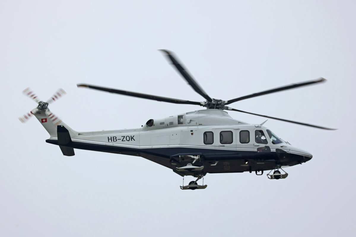 Lions Air Skymedia AG, HB-ZQK, Agusta-Westland AW 139, msn: 31711, 18.Januar 2026, ZRH Zürich, Switzerland.