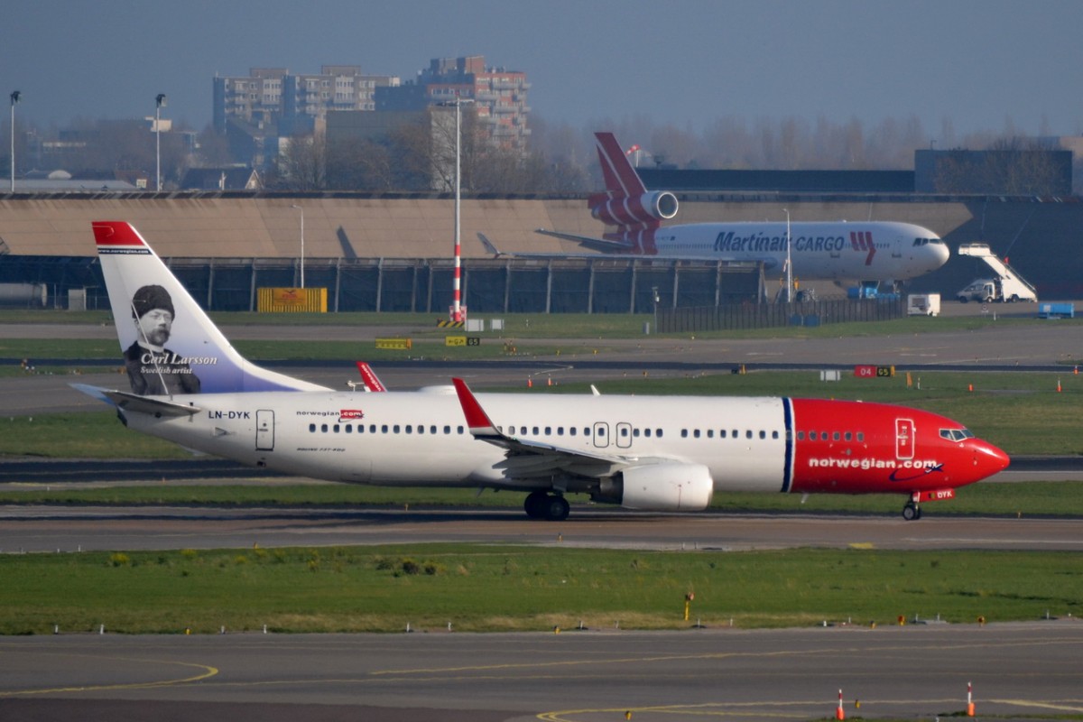 LN-DYK Norwegian Air Shuttle Boeing 737-8JP(WL)   09.03.2014
Amsterdam-Schiphol