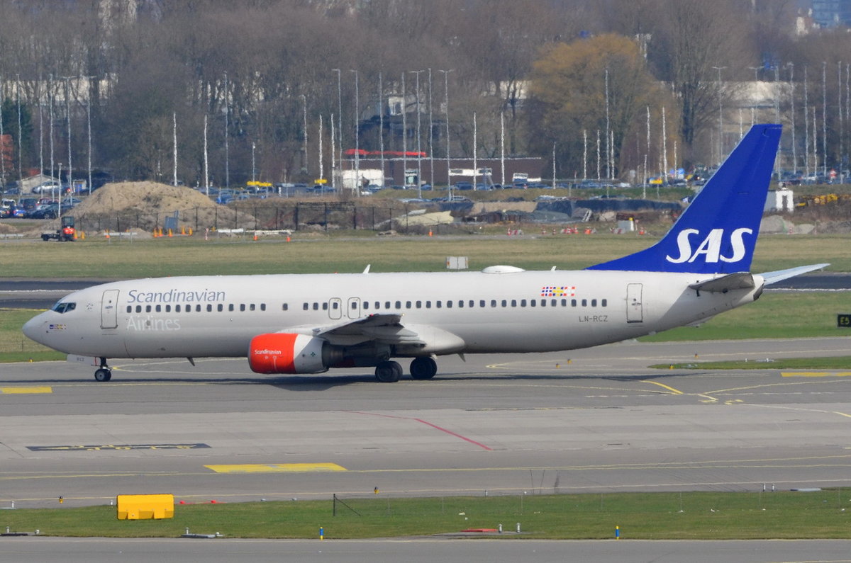 LN-RCZ SAS Scandinavian Airlines Boeing 737-883  , AMS , 12.03.2017