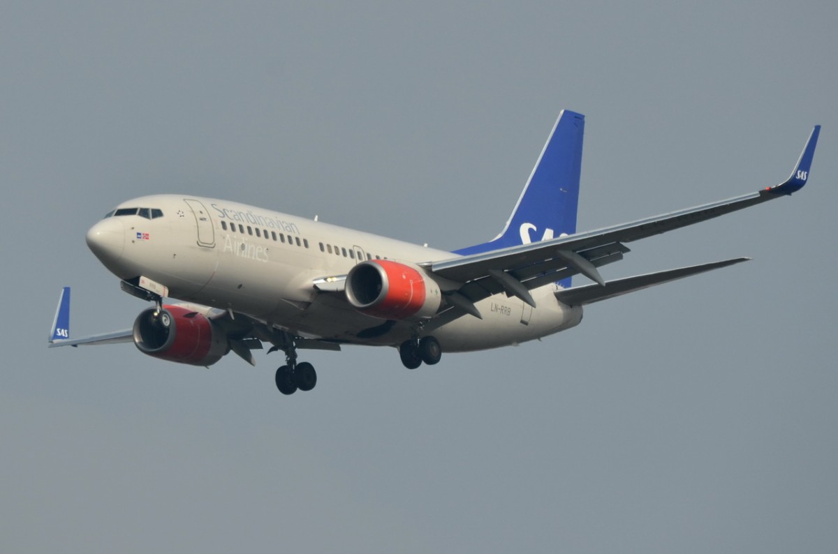 LN-RRB SAS Scandinavian Airlines Boeing 737-783(WL)  Landeanflug Tegel am 24.03.2015