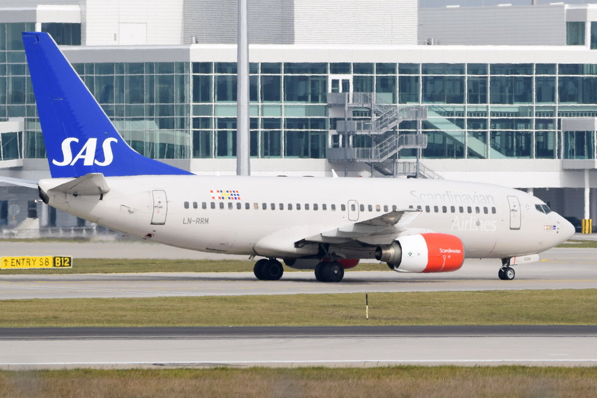 LN-RRM SAS Scandinavian Airlines Boeing 737-783  , MUC , 14.10.2016