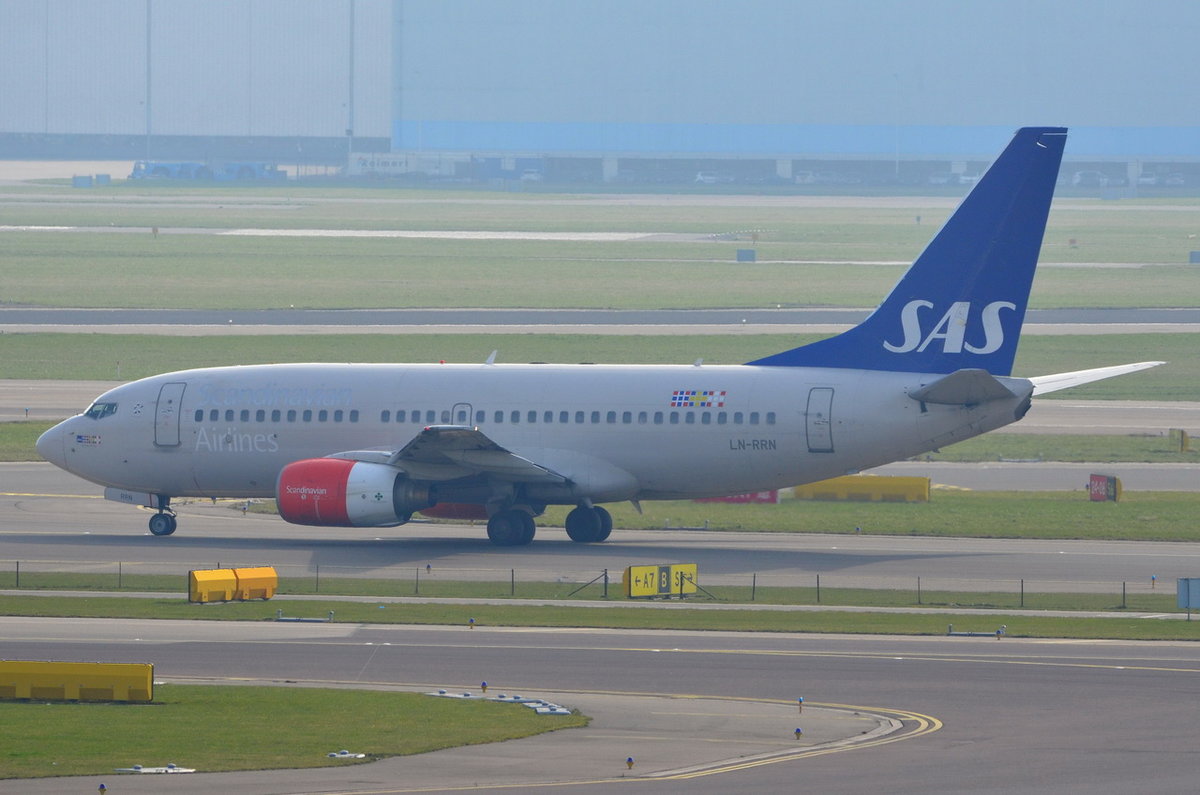 LN-RRN SAS Scandinavian Airlines Boeing 737-783  , Ams , 14.03.2017