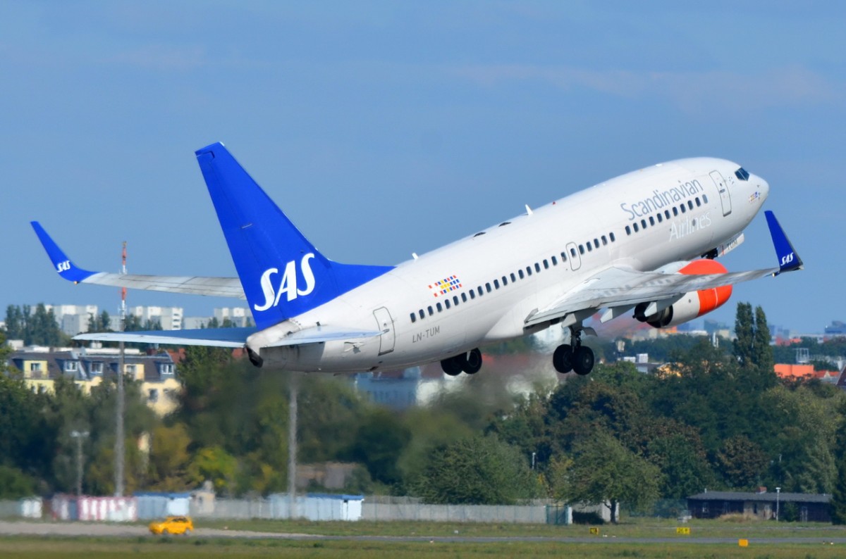 LN-TUM SAS Scandinavian Airlines Boeing 737-705 (WL)   gestartet am 03.09.2014 in Tegel