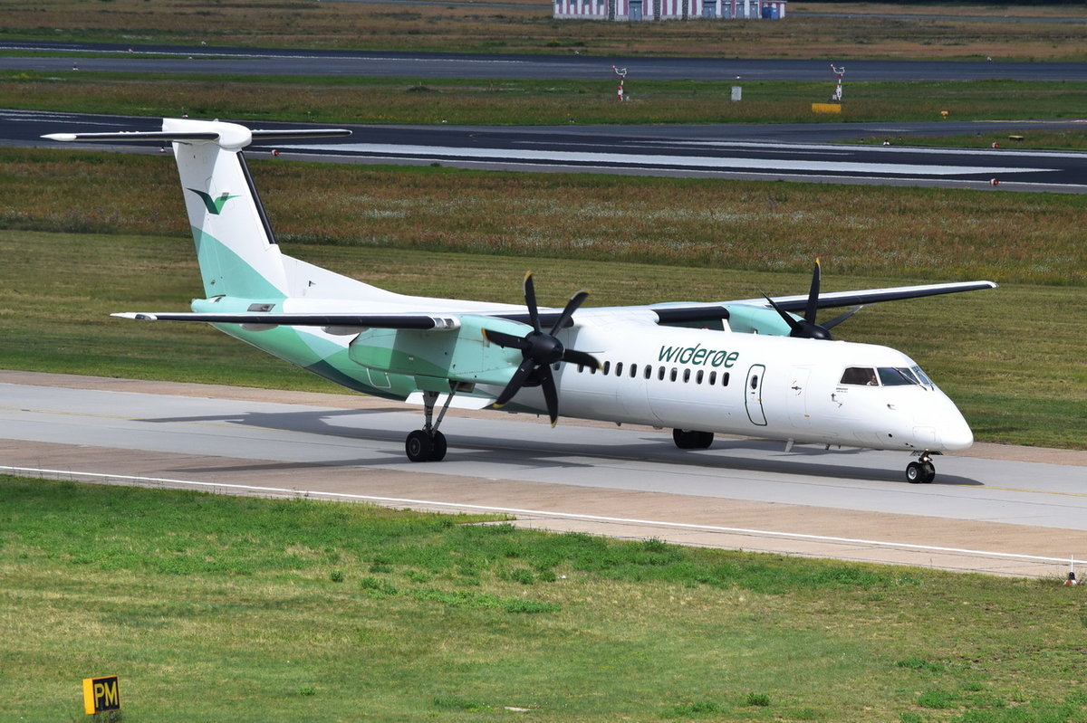 LN-WDL Widerøe De Havilland Canada DHC-8-402Q Dash 8   , TXL , 13.07.2017
