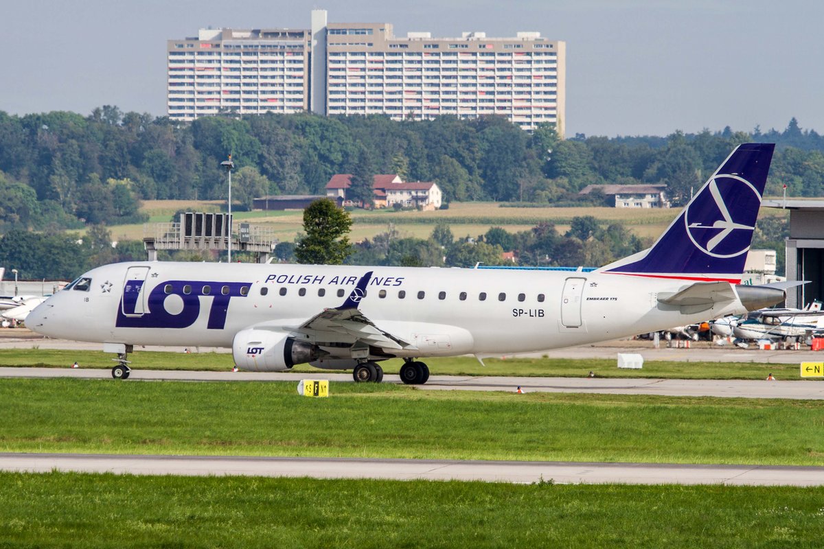 LOT Polish Airlines (LO-LOT), SP-LIB, Embraer, 175 STD (170-200), 05.09.2017, STR-EDDS, Stuttgart, Germany 