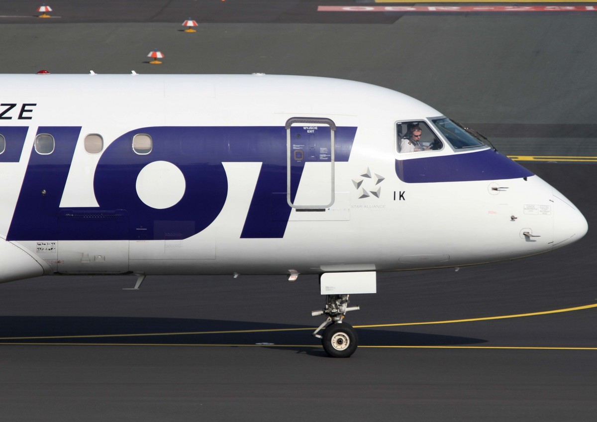 LOT Polish Airlines, SP-LIK, Embraer, 175 LR (Bug/Nose), 02.04.2014, DUS-EDDL, Dsseldorf, Germany