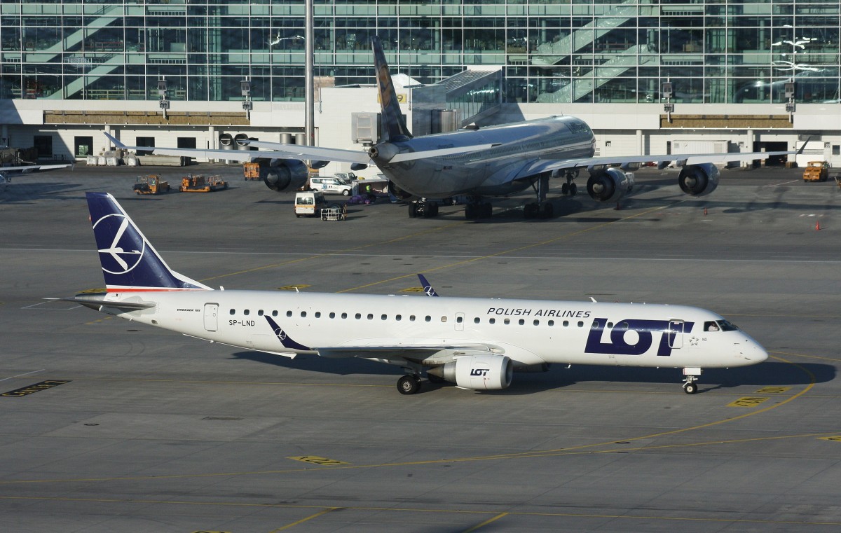 LOT Polish Airlines,SP-LND,(c/n 19000516),Embraer ERJ-190-200LR,21.04.2015,MUC-EDDM,München,Germany