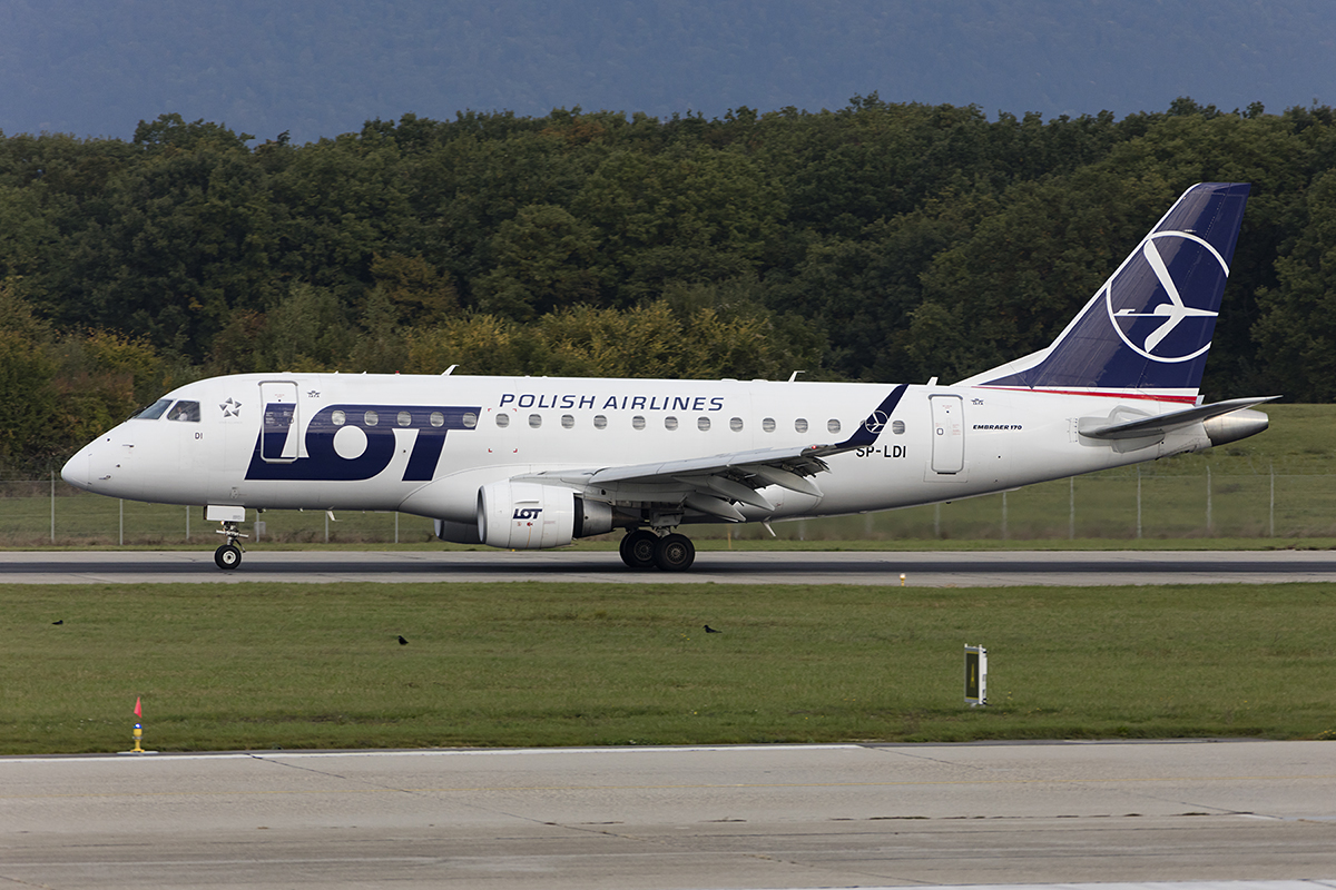 LOT, SP-LDI, Embraer, ERJ-170, 24.09.2017, GVA, Geneve, Switzerland 



