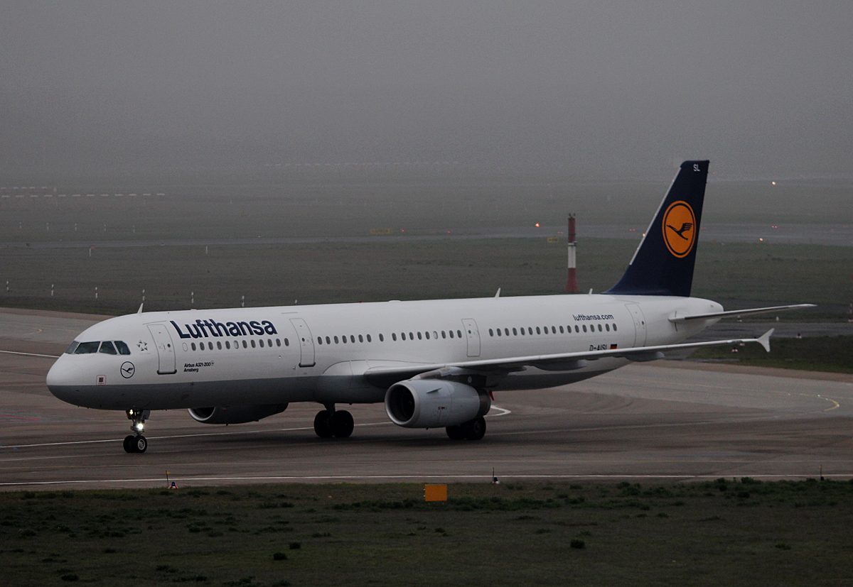 Lufthansa A 321-231 D-AISL  Arnsberg  bei der Ankunft in Berlin-Tegel am 12.04.2014