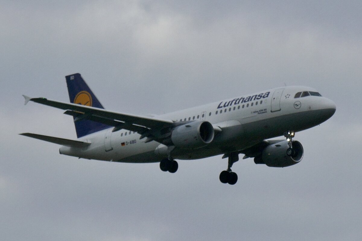 Lufthansa, A319-100, D-AIBD, 7.12.22, Zürich