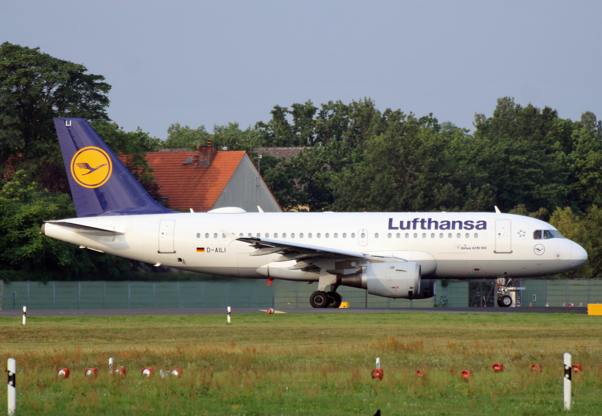 Lufthansa, Airbus A 319-111, D-AILI, TXL, 04.08.2019