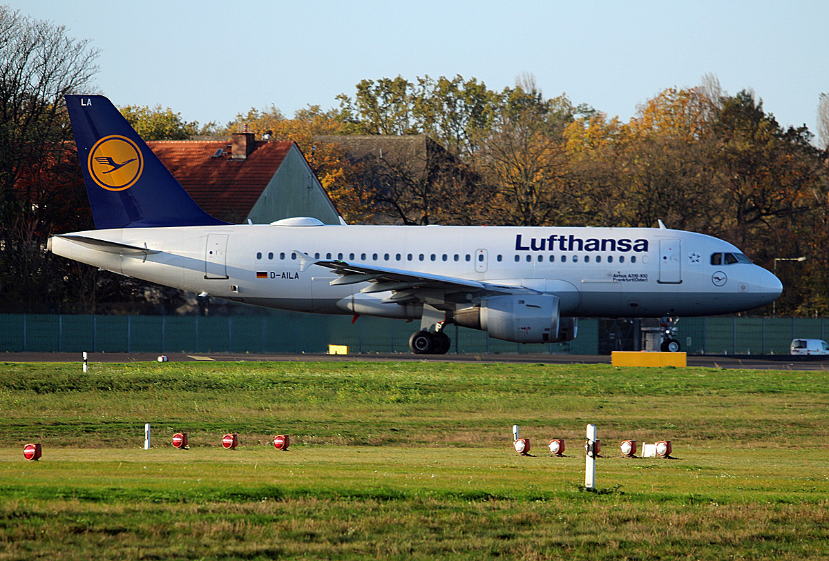 Lufthansa, Airbus A 319-114, D-AILA  Frankfurt/Oder , TXL, 30.10.2017