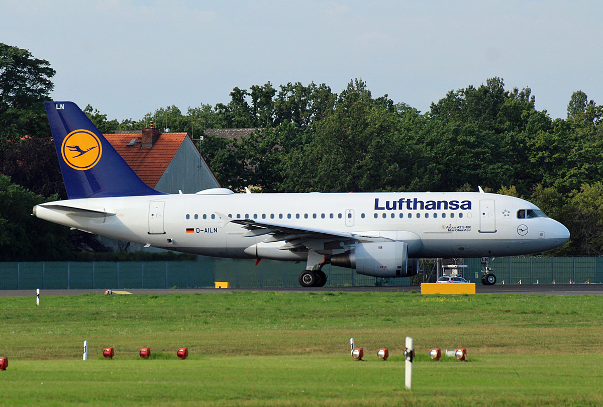 Lufthansa, Airbus A 319-114, D-AILN  Idar-Oberstein , TXL, 10.08.2019