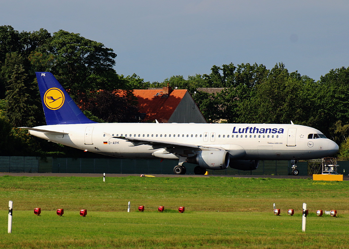 Lufthansa, Airbus A 320-211, D-AIPK, TXL, 10.08.2019