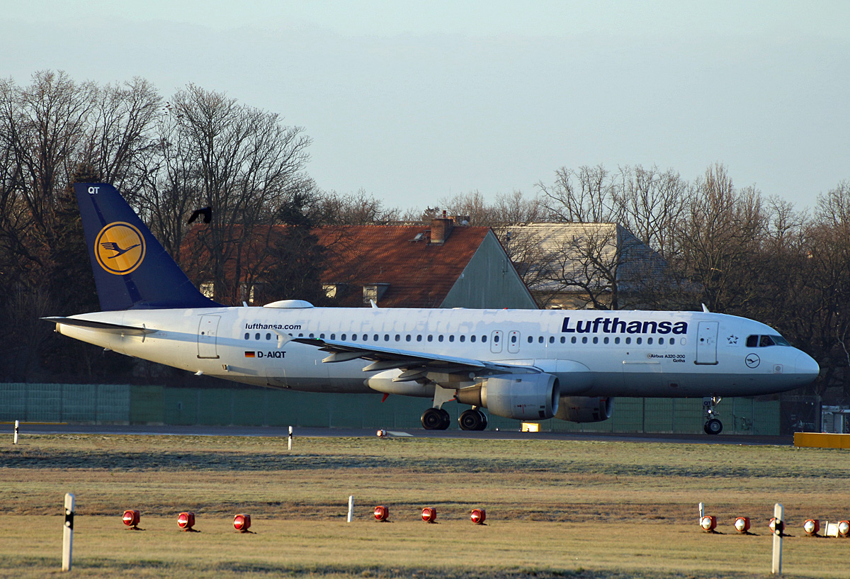 Lufthansa, Airbus A 320-211, D-AIQT  Gotha , TXL, 05.01.2020