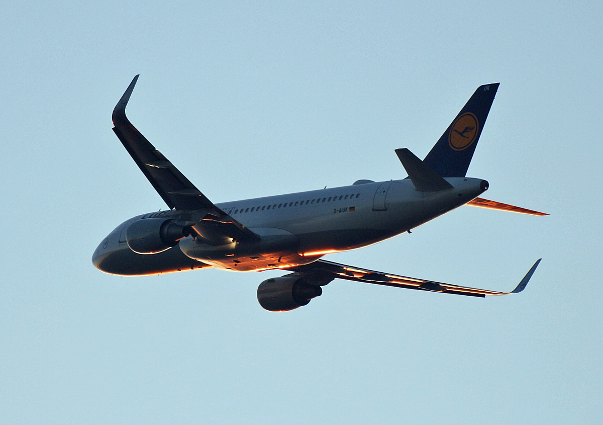 Lufthansa, Airbus A 320-214, D-AIUK, TXL, 20.12.2019